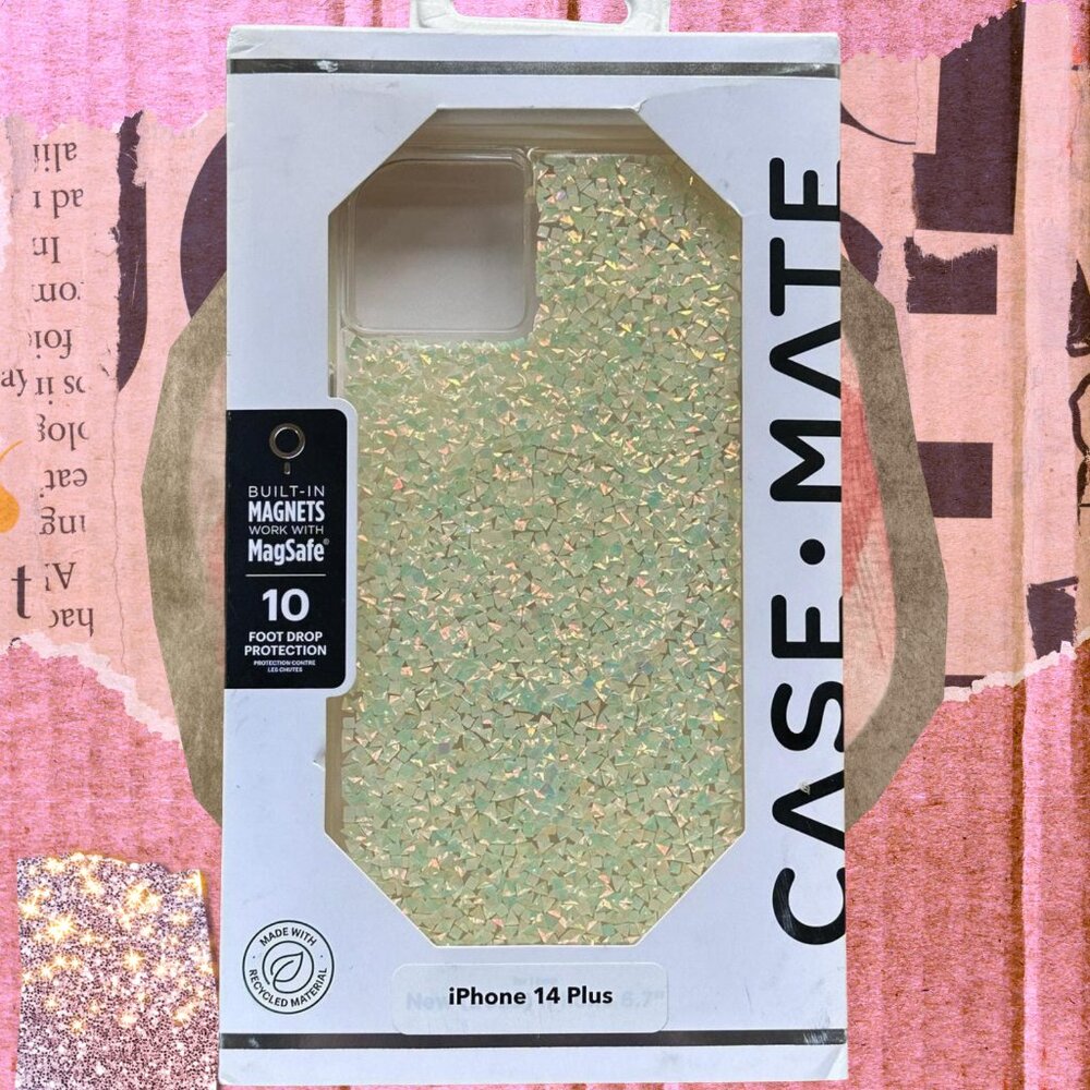 Iphone 14‎ Plus Slim Case by Casemate, Twinkle Diamond: NWT in box